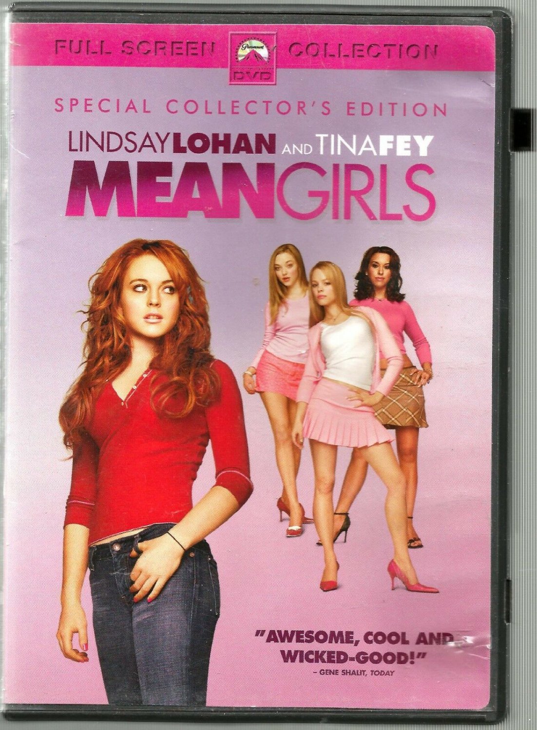 LINDSAY LOHAN ** DVD LOT OF 3 ** MEAN GIRLS ~ JUST MY LUCK ~ DRAMA QUEEN