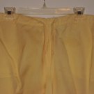 EMMA  JAMES  *  SHORTS  *  YELLOW - SIZE 12 - LINEN / RAYON