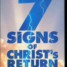 SEVEN SIGNS OF CHRIST RETURN  * RELIGIOUS DOCUMENTARY * VHS VIDEO CASSETTE