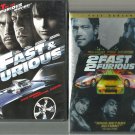 PAUL WALKER  * FAST AND FURIOUS  /  TWO FAST ~ TWO FURIOUS *  2  DVDS