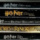 THE HARRY POTTER COLLECTION * FOUR DVD/6DISCS * DANIEL RADCLIFFE