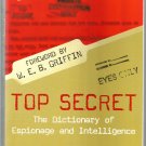 BOLB BURTON * TOP SECRET * THE DICTIONARY OF ESPIONAGE & INTELLIGENCE ~ PAPERBACK