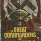 THE GREAT COMMANDERS OF WORLD WAR II * CHARLES E PFANNES & VICTOR A SALOMONE