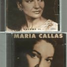 MARIA  CALLAS  VOLUME  II & III  ~ 2 CDS 1993