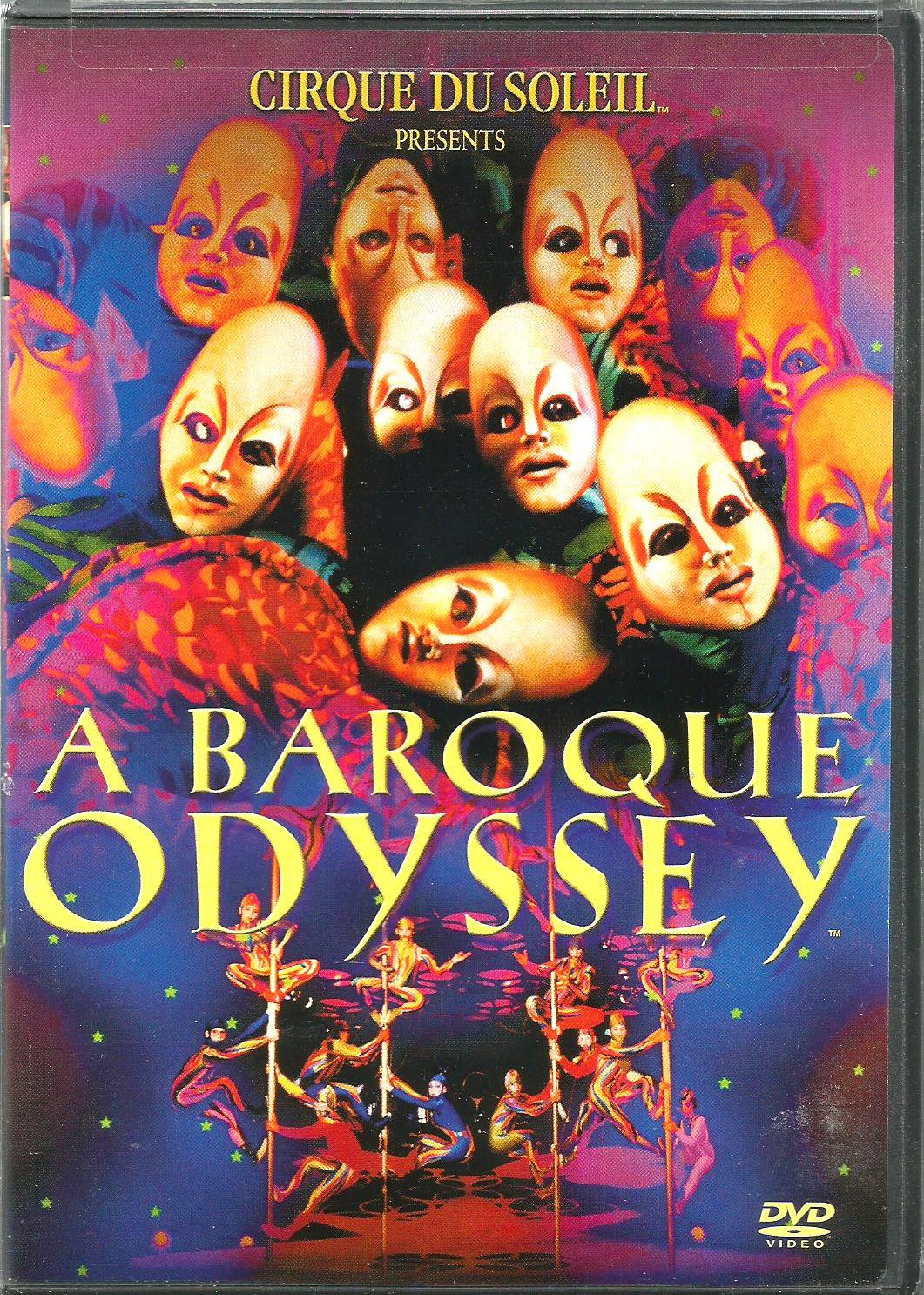 CIRQUE  DU  SOLEIL  *  A BAROQUE ODYSSEY *  DVD  2001