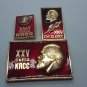 Lenin Soviet Russia Pin Badge, vintage USSR Soviet Union, the Communist party