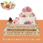 Vintage Gold Wedding Cupcake Stand Cake Dessert Holder for Afternoon Tea 2Pcs
