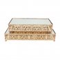 Vintage Gold Wedding Cupcake Stand Cake Dessert Holder for Afternoon Tea 2Pcs