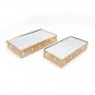 Vintage Gold Wedding Cupcake Stand Cake Dessert Holder for Afternoon Tea 2Pcs