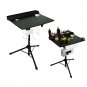 Tattoo Workstation - Compact Work Stand Rack Mobile Adjustable Height Portable