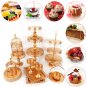 14Pcs Vintage Metal Cake Stand Display Set Birthday Wedding Party Tower Decor