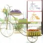 3-Tire Cascade Wedding Cake Stand Gold/White Metal Holder Cupcake Party Display