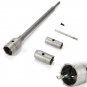 DIY Tool Kit Metal 3 x Carbide Tip Hole Saw + 1 x Long Shaft + 1 x Drill Bit USA