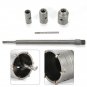 DIY Tool Kit Metal 3 x Carbide Tip Hole Saw + 1 x Long Shaft + 1 x Drill Bit USA