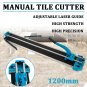 48'' Manual Tile Cutter Cutting Machine 6-15mm Thickness Ceramic Laser Guide USA