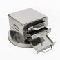 Kitchen Stainless Steel Steamer Food Steaming Machine 39cm 3 Layer Spare Drawer