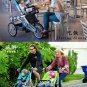 3in1 Mother 3-Wheel Bicycle Baby Bike Stroller Pushchair Carrier Single/Two Seat