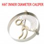 49-62cm Hat Measuring Scissor Type Ring Compass Cap Hat Size Measuring Tool