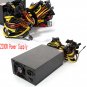 2200W 2.2KW Miner Power Supply Computer Power Supply f/ BTC ETH Ethereum Rig New