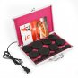 16pcs Natural hot SPA Energy stone Essential Oil Hot Massage Stone + Heater box