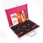 16pcs Natural hot SPA Energy stone Essential Oil Hot Massage Stone + Heater box