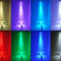 4 Pack 162W Stage Light 54 RGB LED PAR Light DMX-512 Wedding Disco Uplighting US