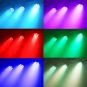 4 Pack 162W Stage Light 54 RGB LED PAR Light DMX-512 Wedding Disco Uplighting US