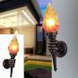 Retro Vintage Hand Torch Lamp Loft Iron Industrial Rustic Sconce E27 Wall Light