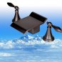 Oil Rubbed Bronze Waterfall Roman Tub Faucet Bathtub Tap With Hand Shower Spray