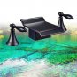 Oil Rubbed Bronze Waterfall Roman Tub Faucet Bathtub Tap With Hand Shower Spray