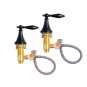 Oil Rubbed Bronze Waterfall Roman Tub Faucet Bathtub Tap With Hand Shower Spray