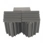 16 Pcs Acoustic Wedge Studio Foam Black Sound Stop Absorption Sponge Corner Bass