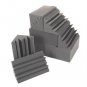 16 Pcs Acoustic Wedge Studio Foam Black Sound Stop Absorption Sponge Corner Bass