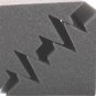16 Pcs Acoustic Wedge Studio Foam Black Sound Stop Absorption Sponge Corner Bass