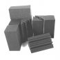 16 Pcs Acoustic Wedge Studio Foam Black Sound Stop Absorption Sponge Corner Bass