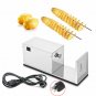 110V Electric Potato Twister Tornado Slicer Automatic Cutter Spiral Zucchini USA