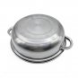 3 Tier Steamer Stainless Steel Glass Lid Light Weight Cooker Pot Cookware Silver