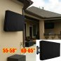 1pc Waterproof TV Cover Protector Two Sizes LCD LED Plasma Black Oxford Cloth