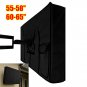 1pc Waterproof TV Cover Protector Two Sizes LCD LED Plasma Black Oxford Cloth