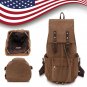 Vintage Canvas Rucksack Laptop Backpack Satchel Messenger Bag Travel Phone Bags