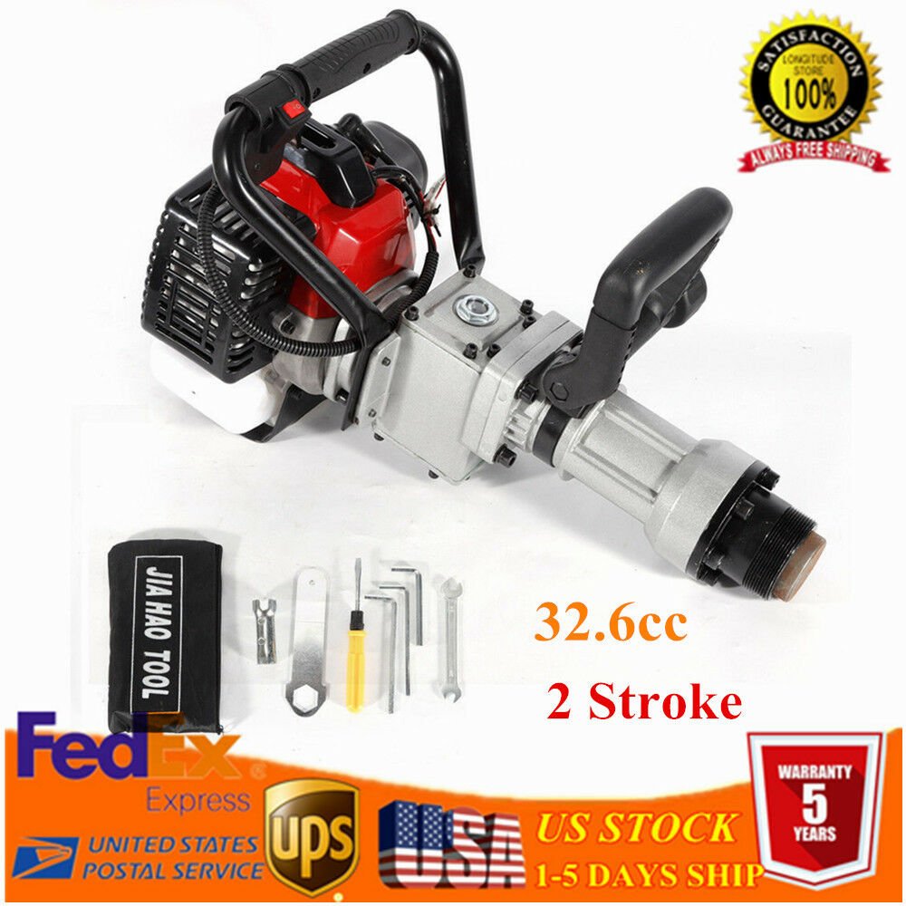 Aazon.co: 52CC Gas Powered T Post Driver 2 Stroke Pile Driver Haer