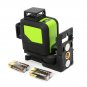 3D 360° Rotary 8 Lines Green Construction Measure Tool Laser Level Self Leveling
