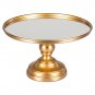 Chrome Metal Cake Cupcake Plate Stand 12" Round for Wedding and Birthday Party