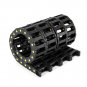 4x 1M Wire Carrier Cable Pipe Drag Chain f/ CNC machine tools Nylon PA66 25x75mm