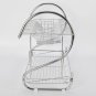 2 Tier Dish Drying Rack Stainless Steel S Shaped Drainer Strainer Multi-function
