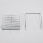 2 Tier Dish Drying Rack Stainless Steel S Shaped Drainer Strainer Multi-function
