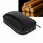 Hold 5 Cigars Cases Genuine Leather Cigar Case Travel Humidor Bag With Gift Box