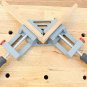 Double Handles 90 Degree Right Angle Clip Wood Working Clamp Aluminium Alloy USA