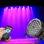 8X LED PAR Can Stage Light Disco Ballroom Stage Lighting LED Flat Par Light Lamp