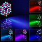8X LED PAR Can Stage Light Disco Ballroom Stage Lighting LED Flat Par Light Lamp
